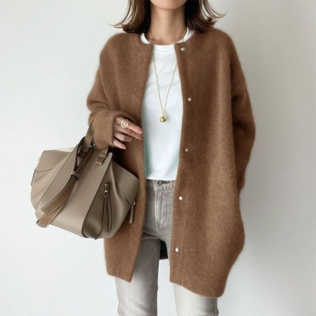Caroline | Damen Mantel aus Stoff