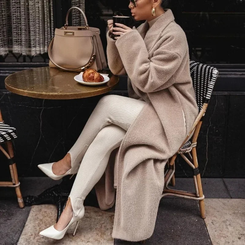 Warmer Winter-Trenchcoat Damen | Lang