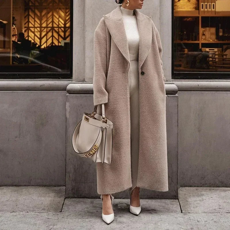Warmer Winter-Trenchcoat Damen | Lang