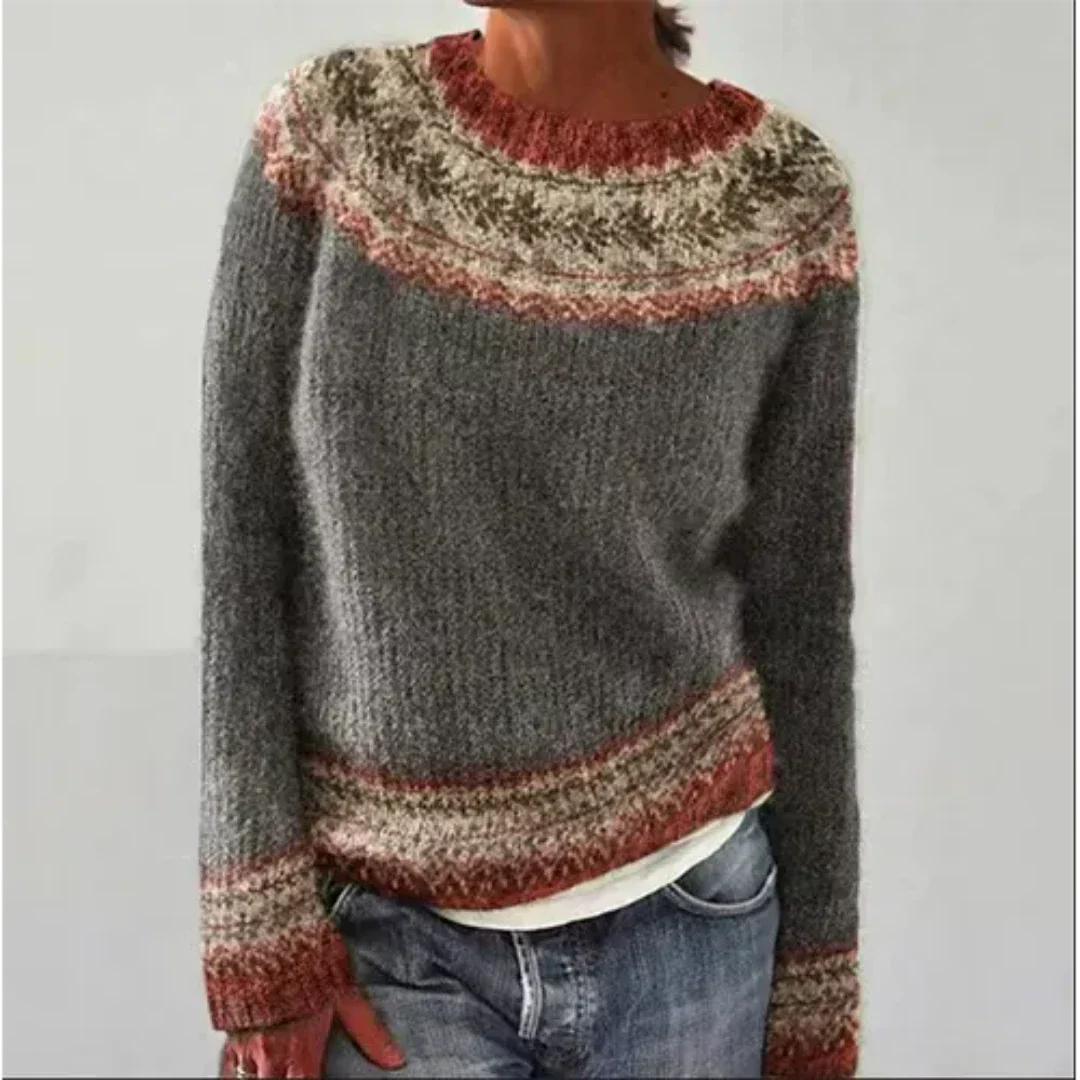 Galileana | Damen Langarm Warmer Pullover | Winter