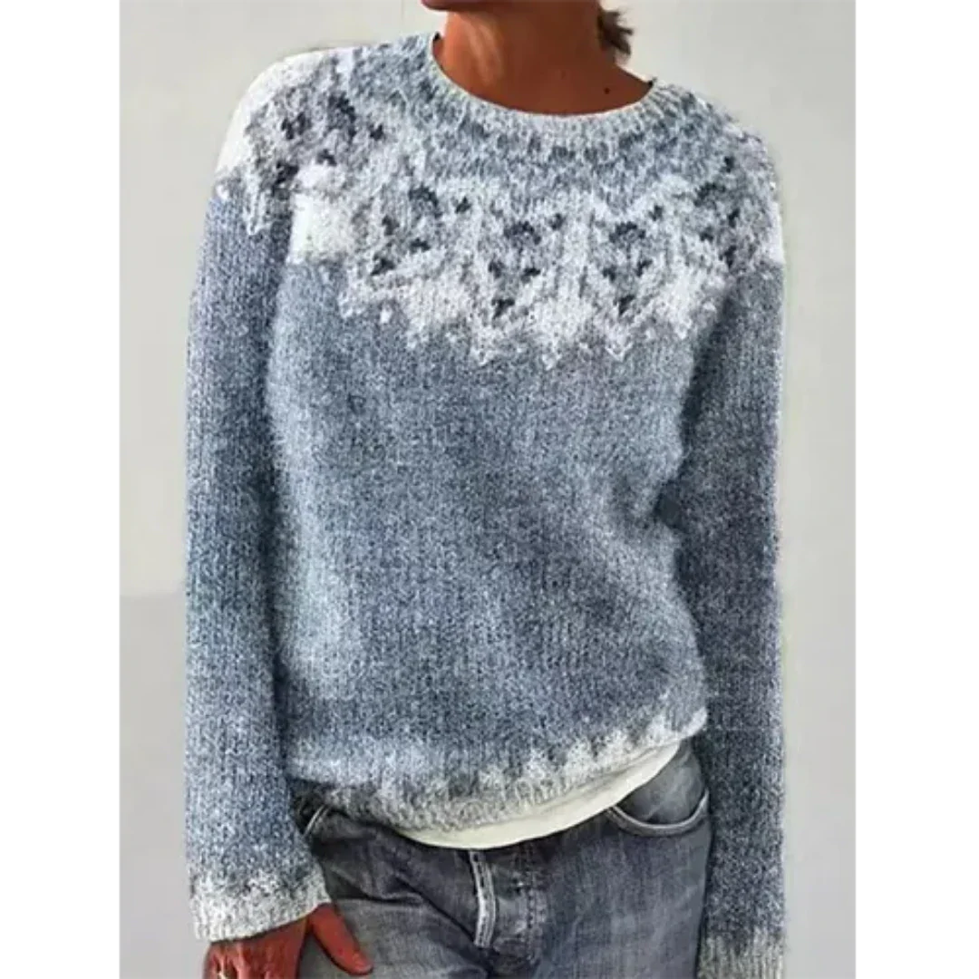 Galileana | Damen Langarm Warmer Pullover | Winter