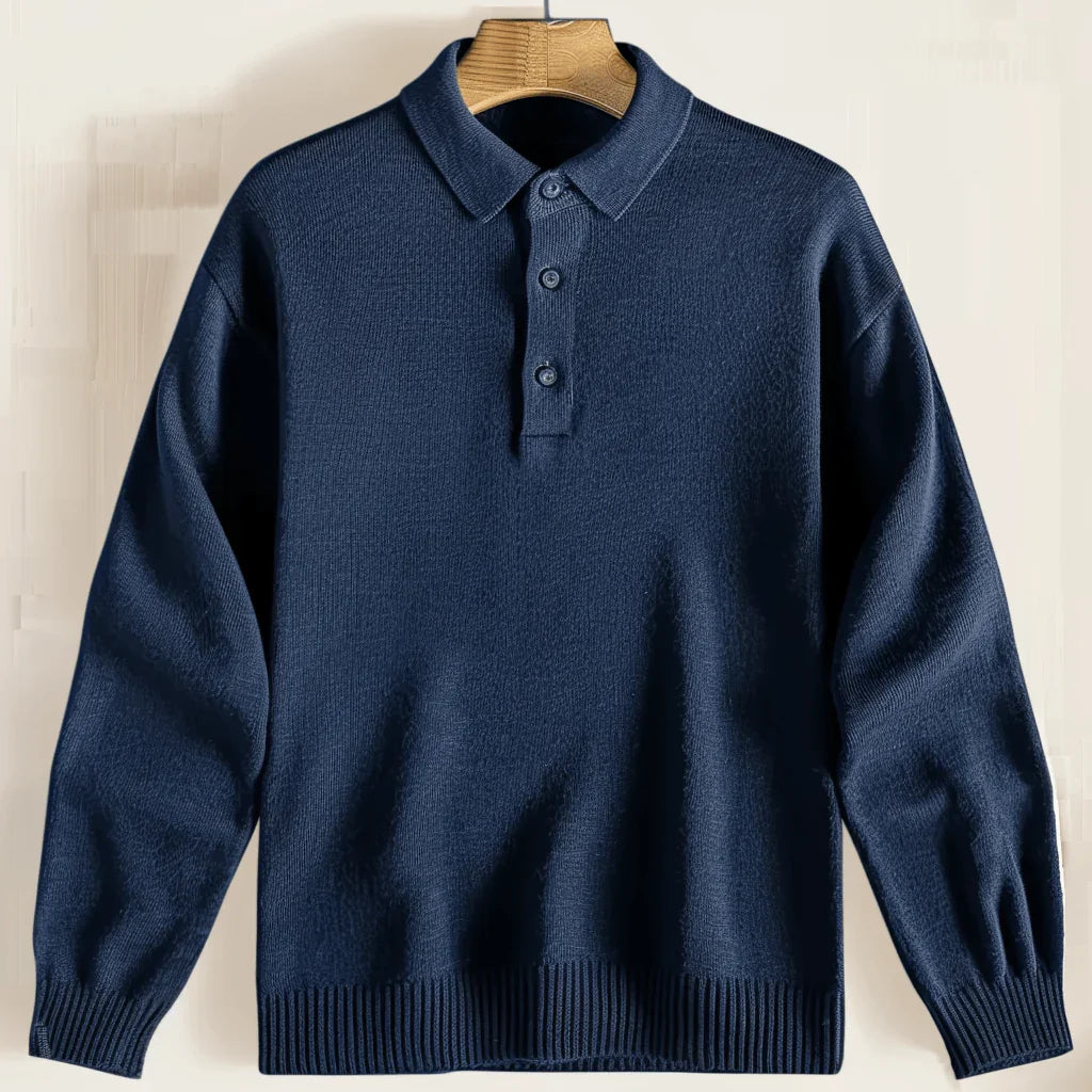 Lässiger Strickpullover Herren | Langarm