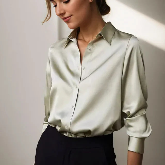 Modille | Musselin Bluse Damen | Langarm