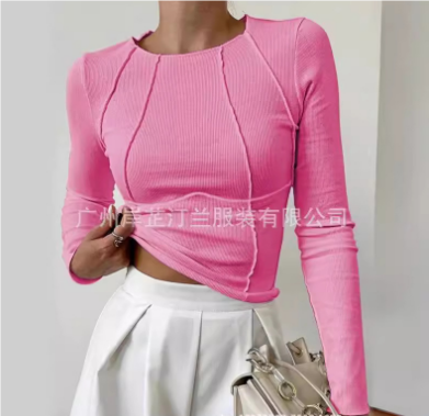 Delian | Basic Oberteil Damen | Slim-Fit