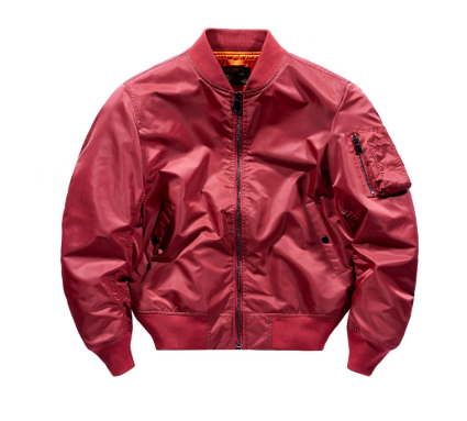 Moderne Bomberjacke Herren | Reißverschluss