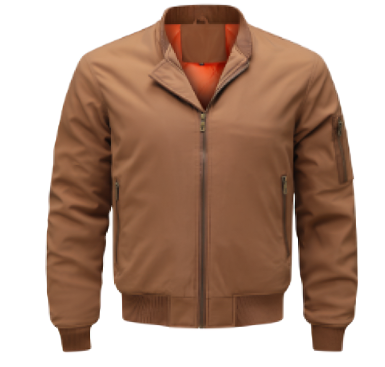 Herren Winddichte Bomber Jacke | Reissverschluss