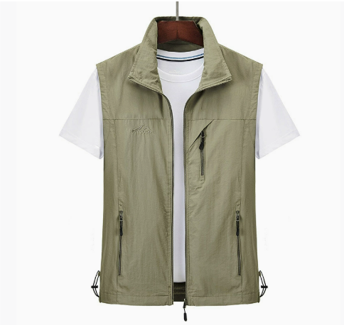 Herren atmungsaktive winddichte Reißverschlussjacke | Draußen