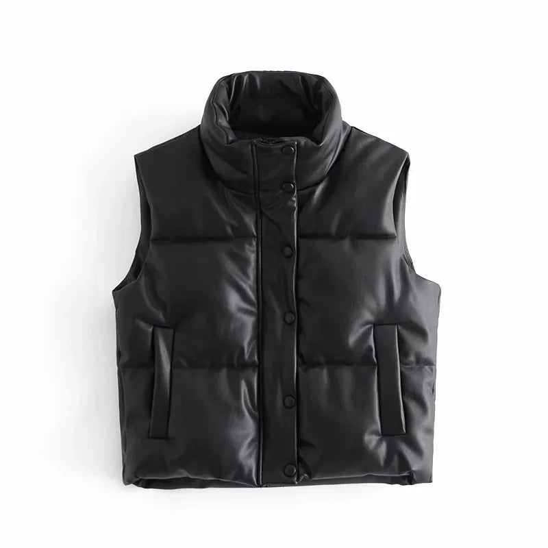 Moderne ärmellose Weste Damen | Winter