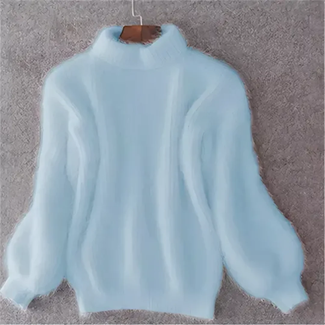 Warmer Winter Strickpullover Damen | Übergröße