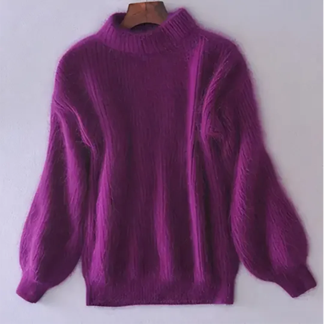 Warmer Winter Strickpullover Damen | Übergröße