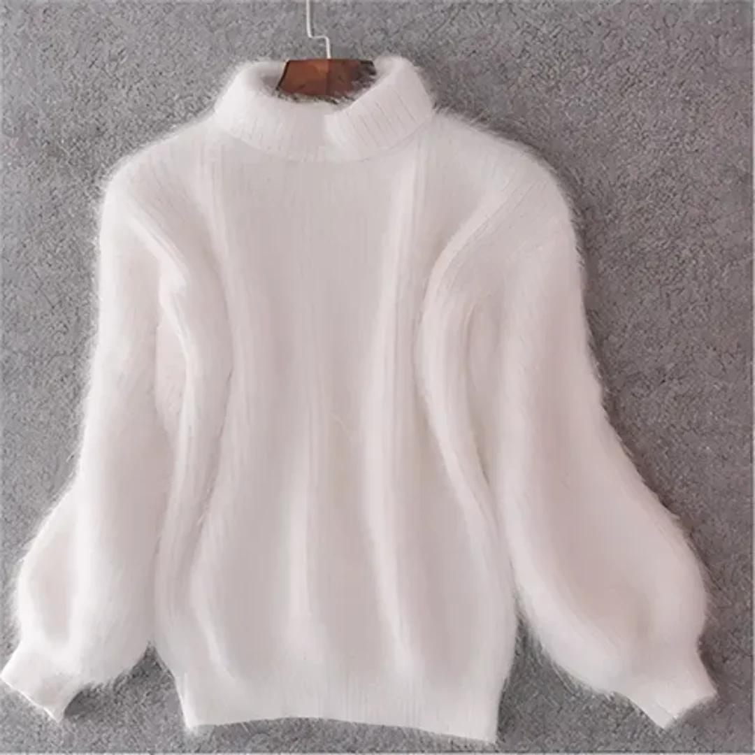 Warmer Winter Strickpullover Damen | Übergröße