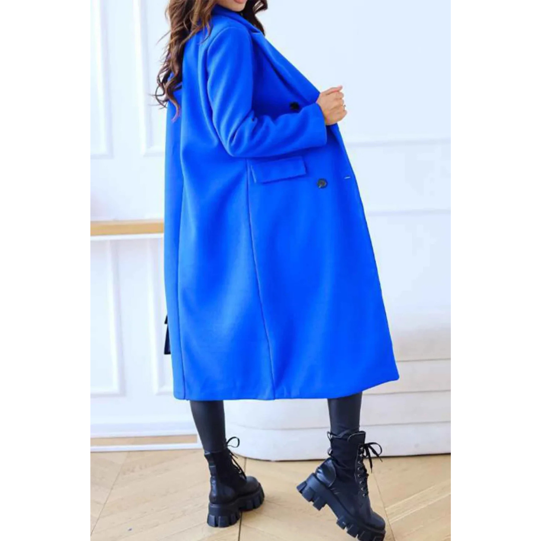 Idunal | Damen Moderner Mantel | Lange