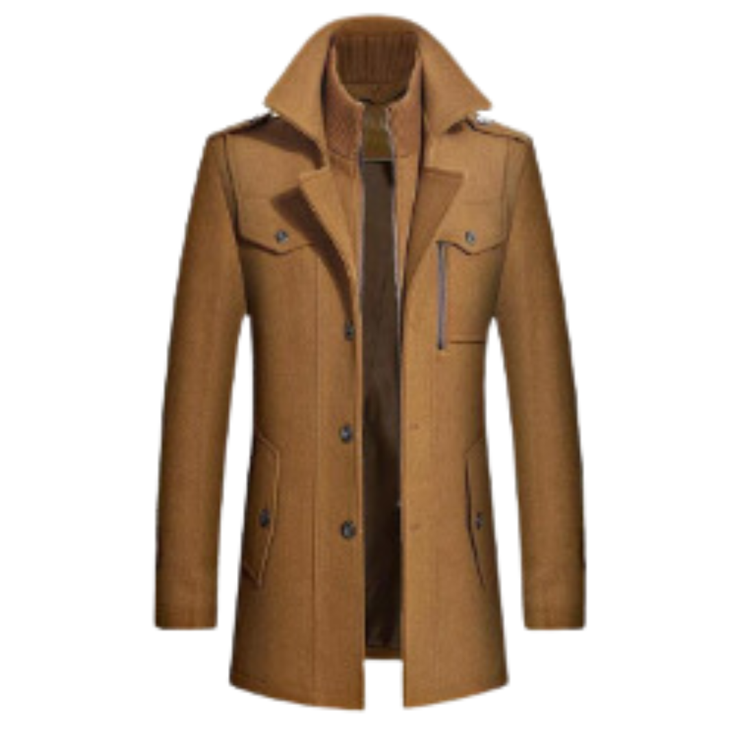 Garricke | Herren Doppelkragen Mantel | Warm