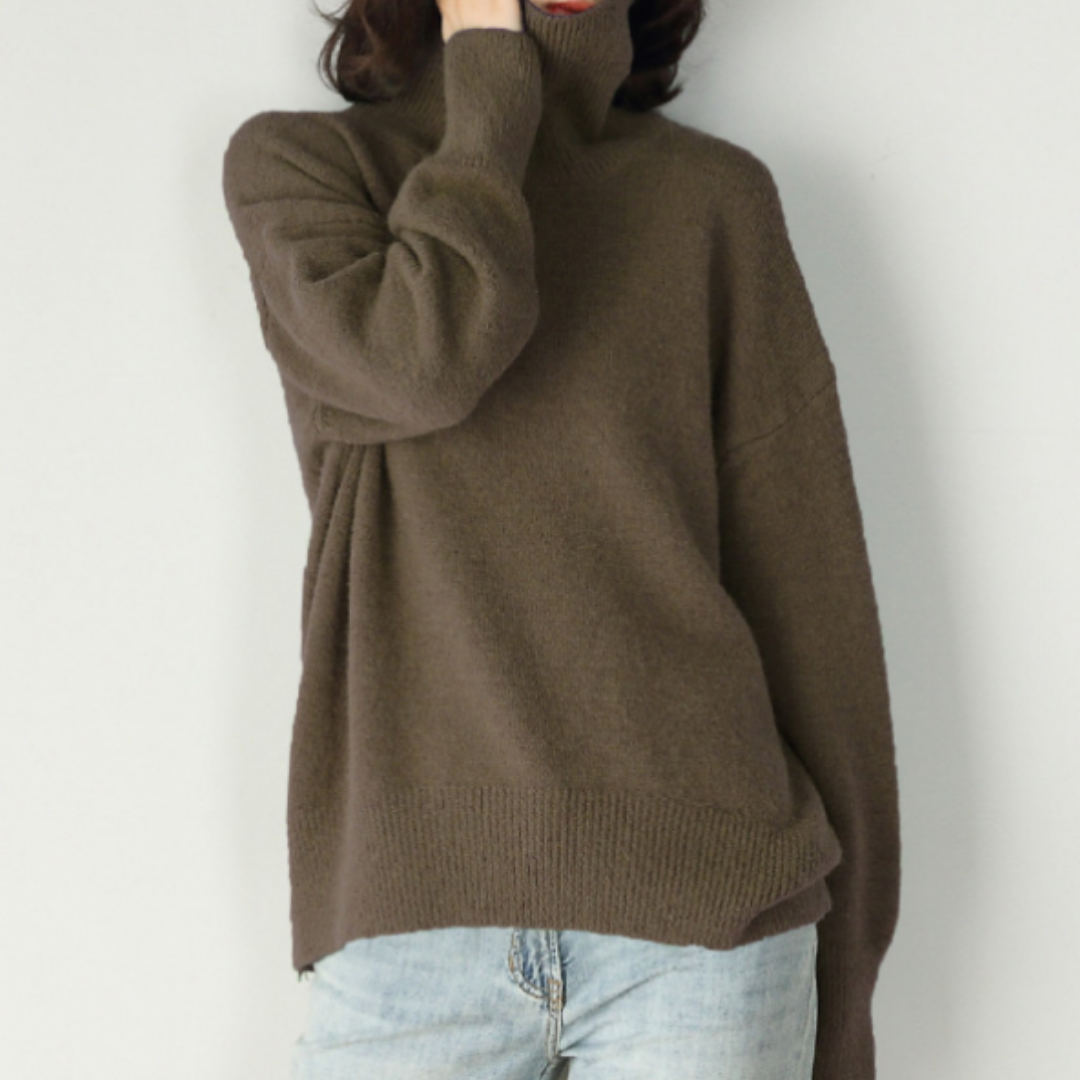 Elkein | Moderner Rollkragenpullover für Damen