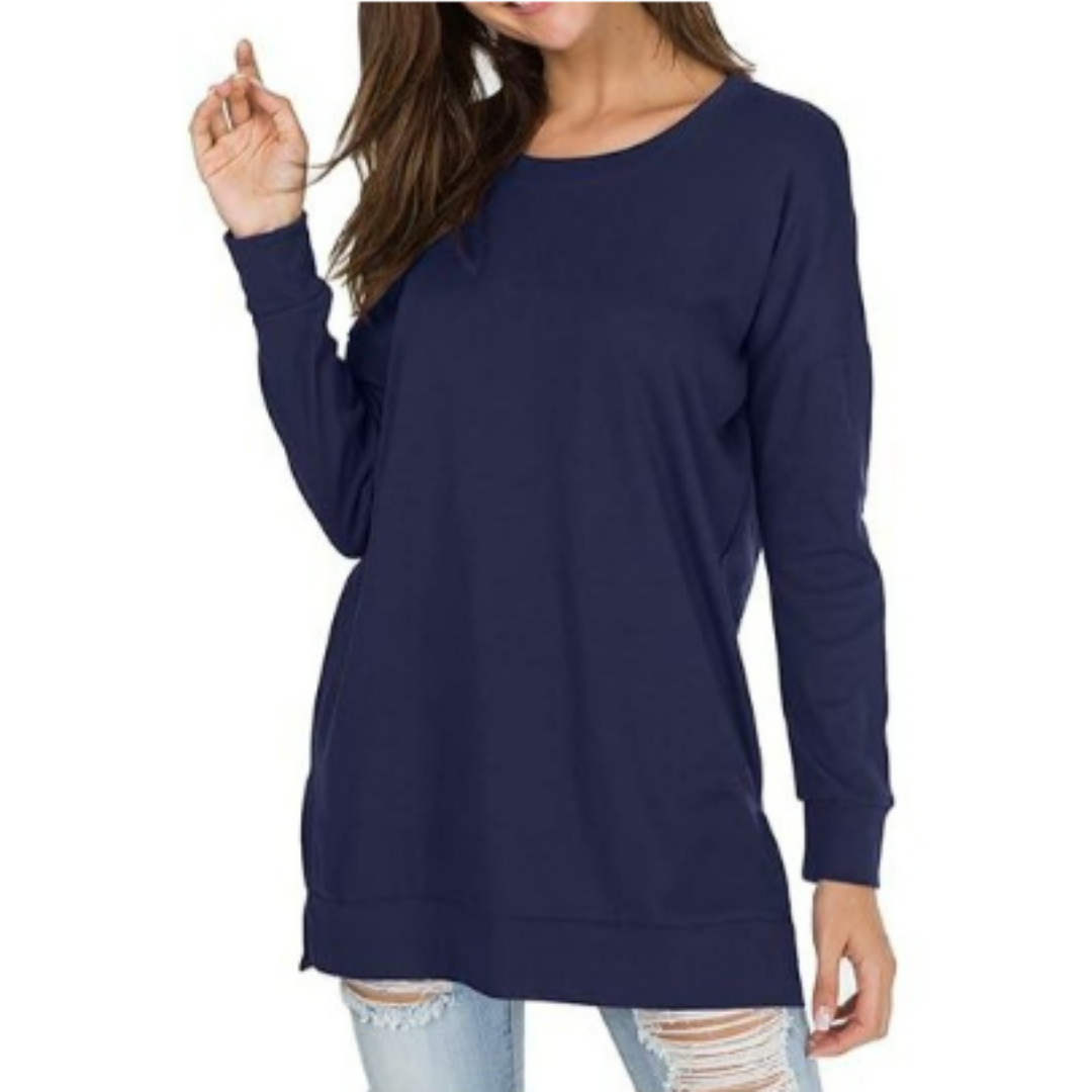 Leifa | Damen Baggy Pullover