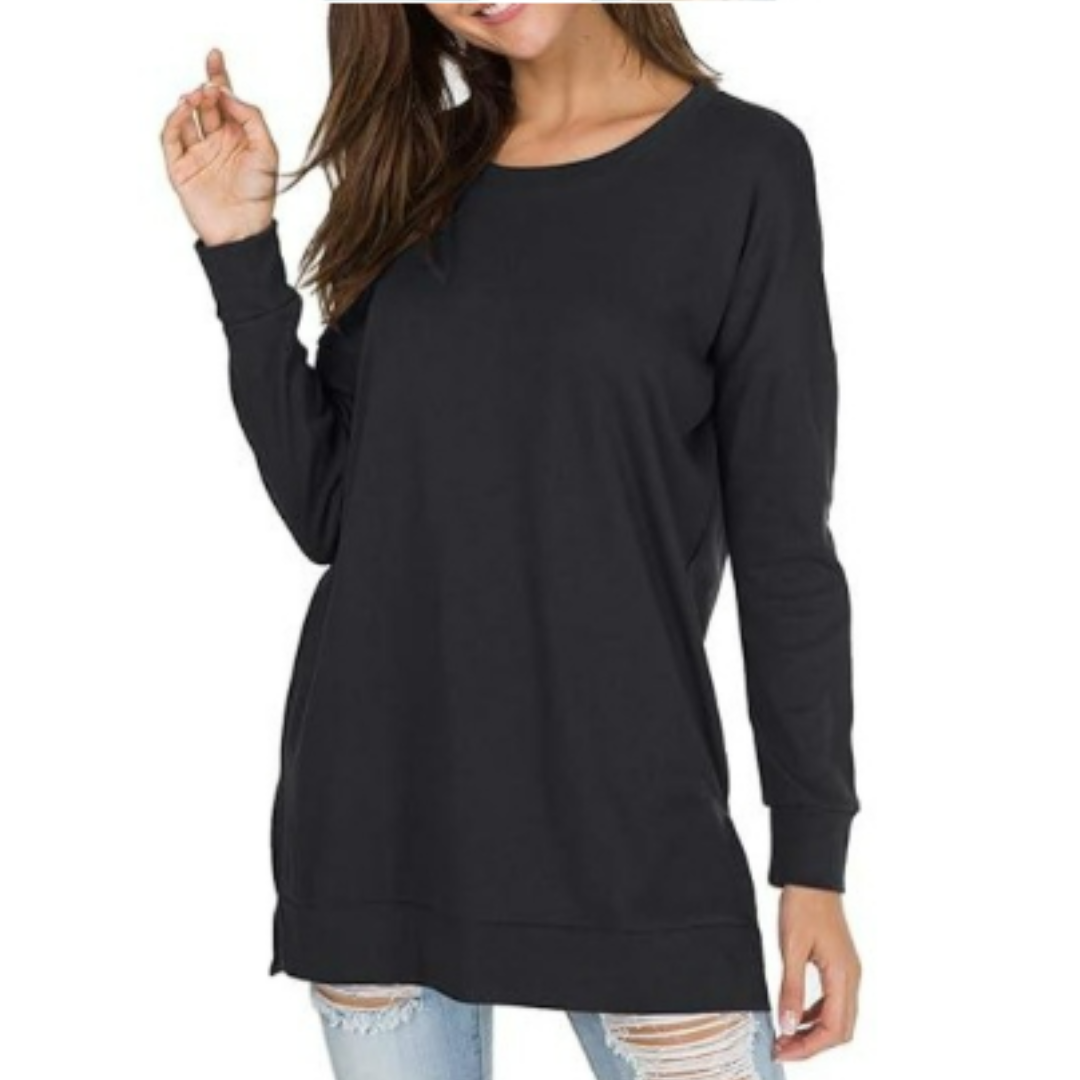 Leifa | Damen Baggy Pullover