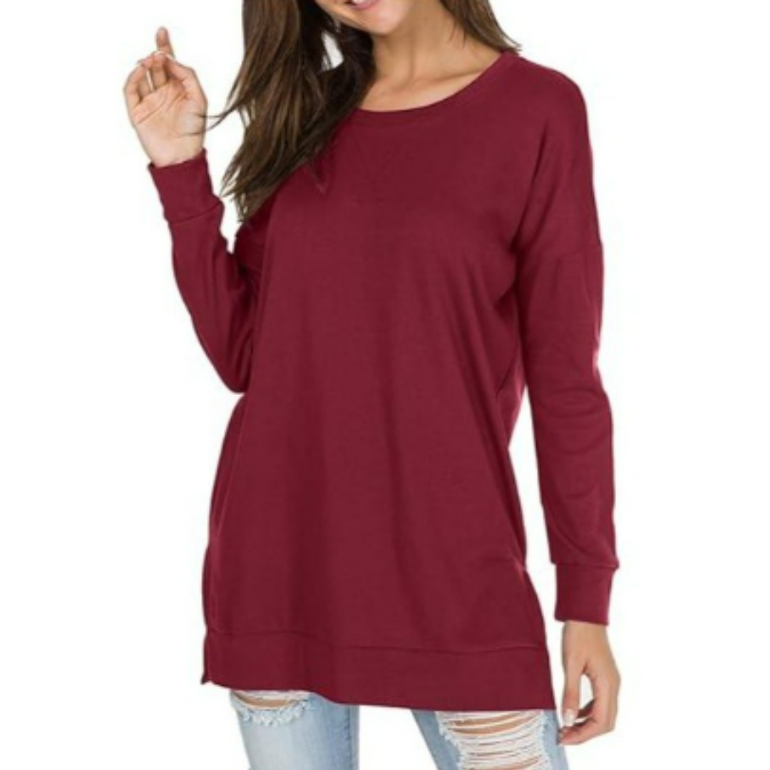 Leifa | Damen Baggy Pullover