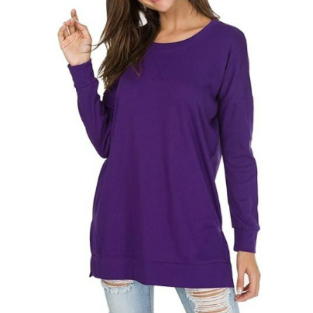 Leifa | Damen Baggy Pullover