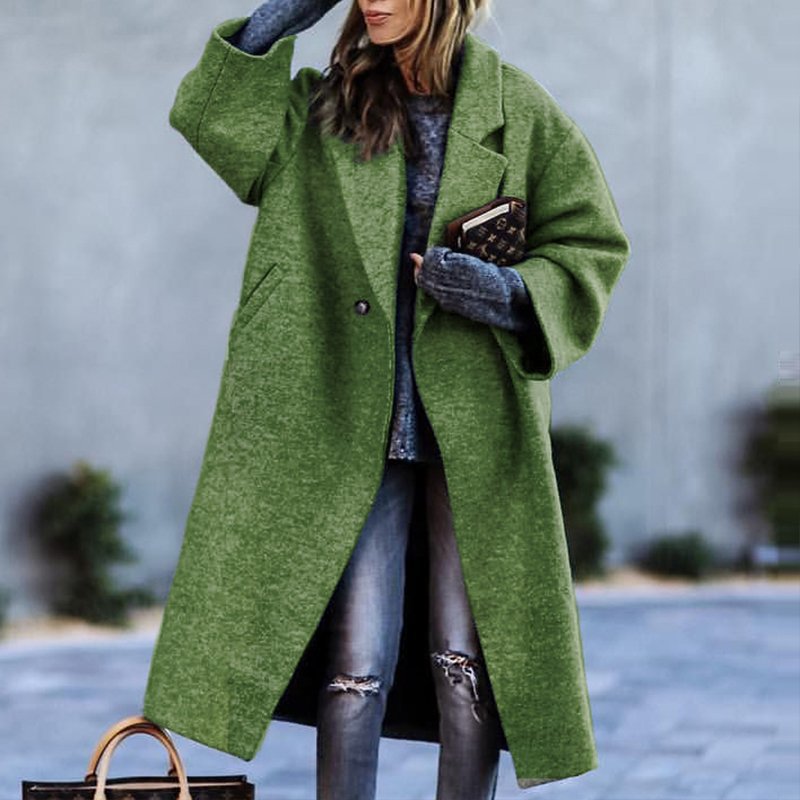 Karlina | Lange Wintermantel Damen | Warm