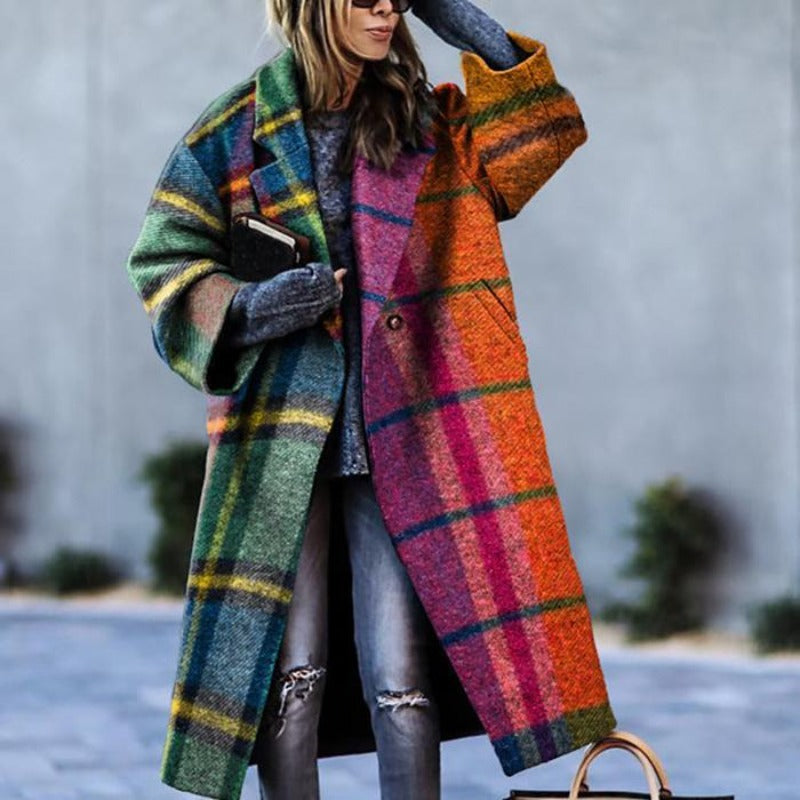 Karlina | Lange Wintermantel Damen | Warm