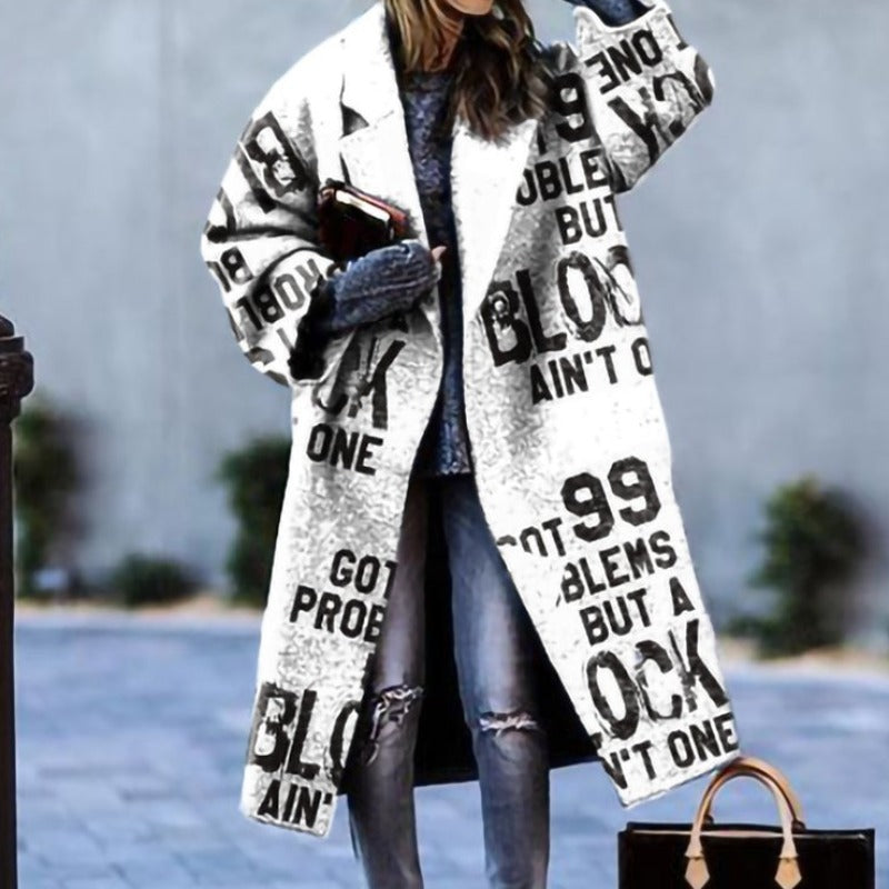Karlina | Lange Wintermantel Damen | Warm