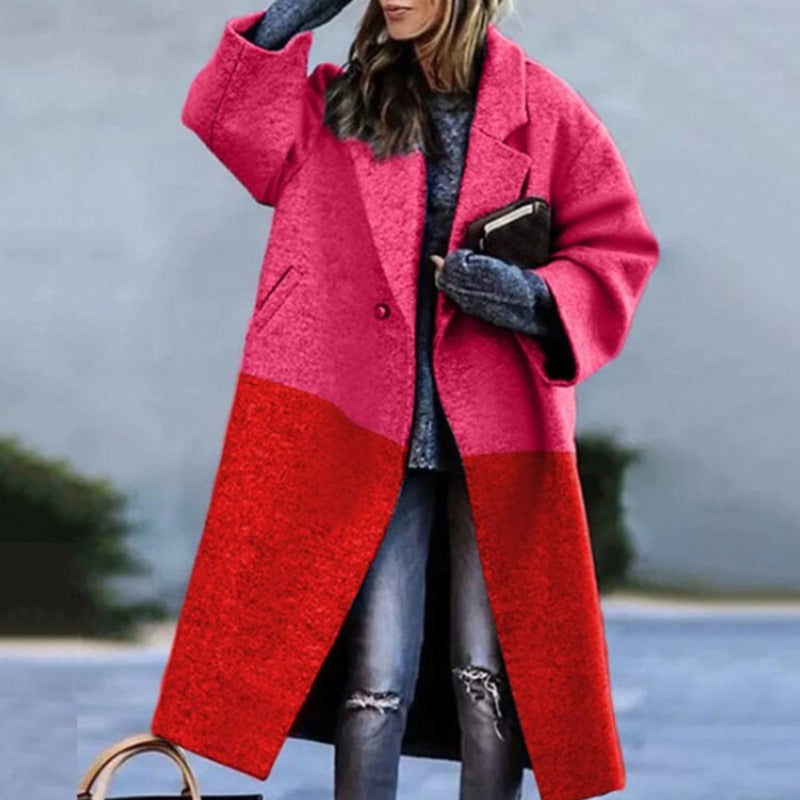 Karlina | Lange Wintermantel Damen | Warm