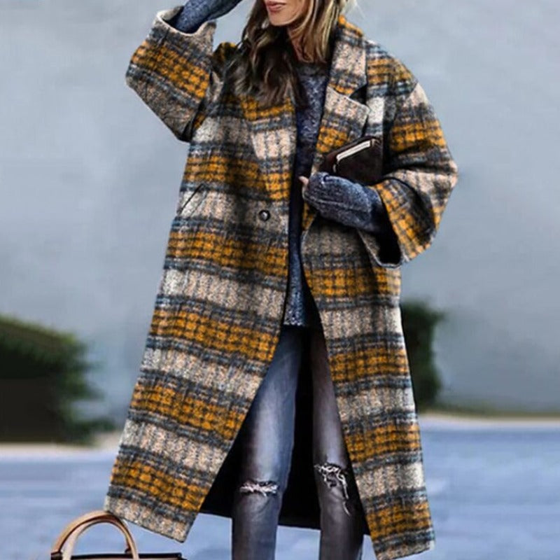 Karlina | Lange Wintermantel Damen | Warm