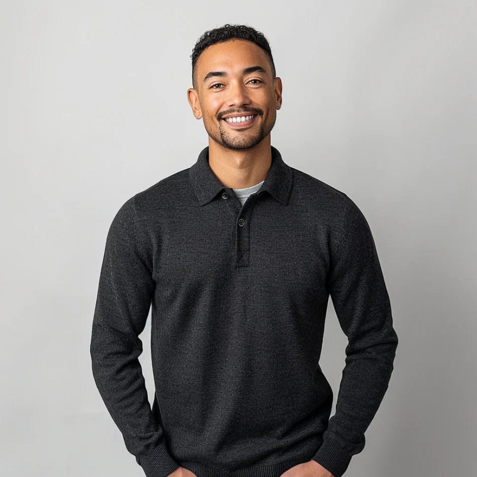 Lässiger Strickpullover Herren | Langarm