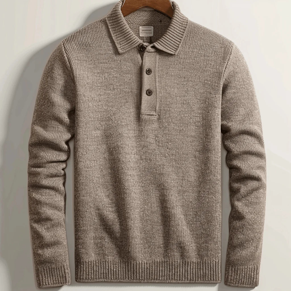 Lässiger Strickpullover Herren | Langarm