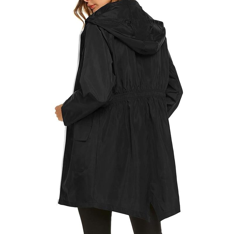 Damen Leichte Regenjacke | Mit Kapuze