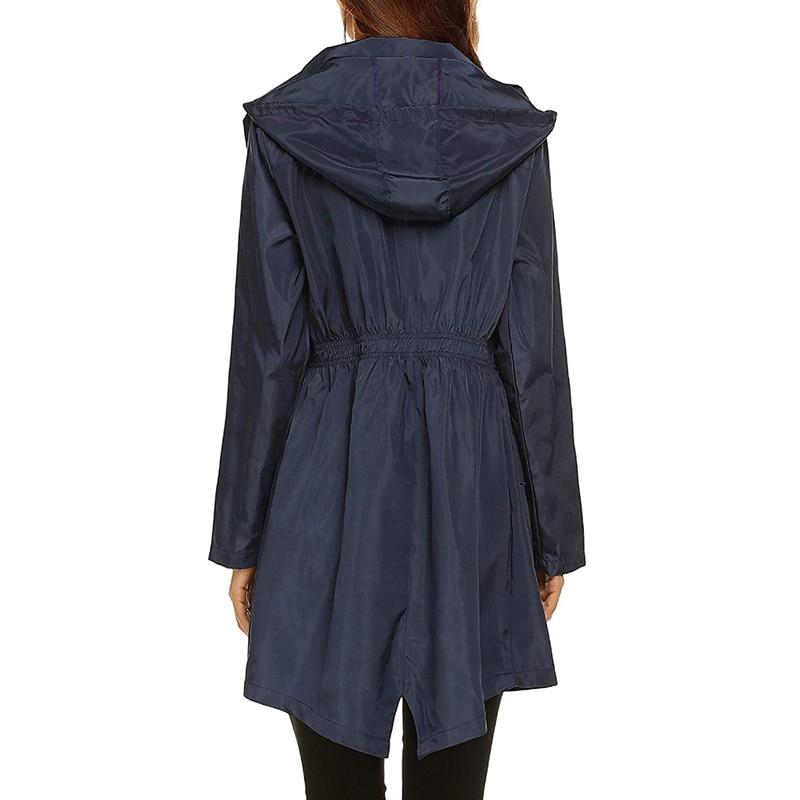 Damen Leichte Regenjacke | Mit Kapuze