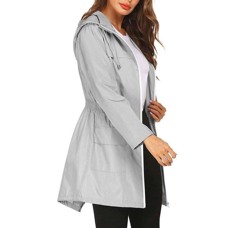 Damen Leichte Regenjacke | Mit Kapuze