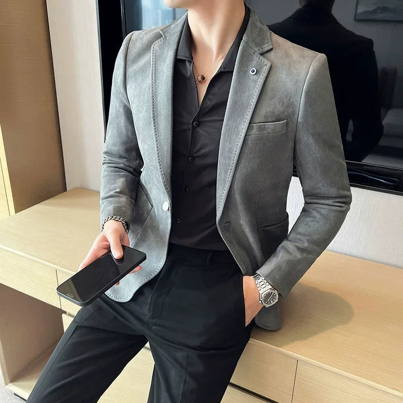 Herren Modern Slim Fit Hochzeitsgast Anzug Blazer | Stilvoll