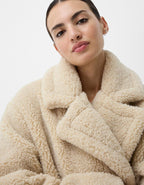 Übergroßer Damen-Teddy-Mantel | Winter