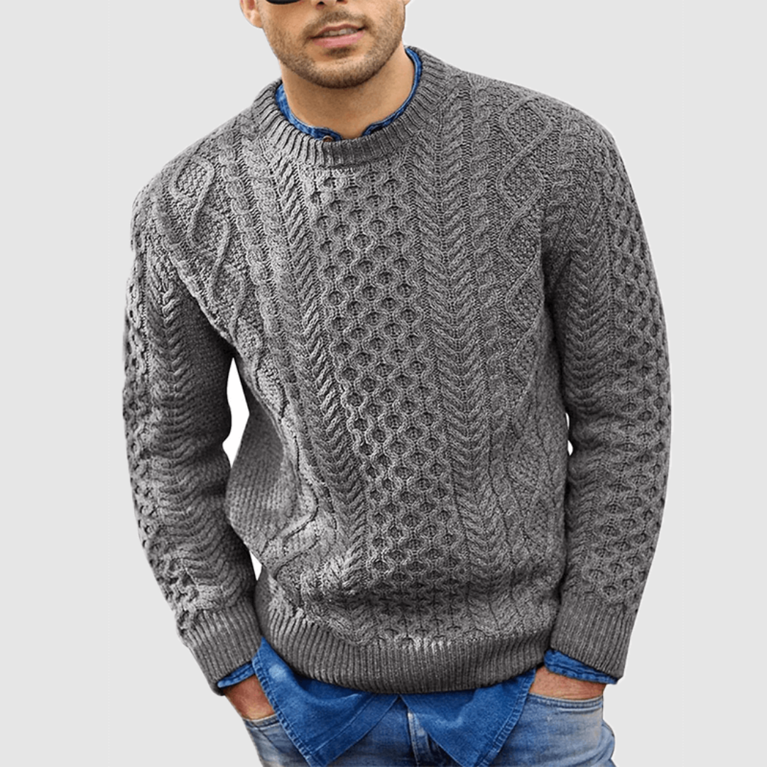 Herren Strick Langarm Pullover | Warm