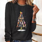 Nataliein | Damen Weihnachts-T-Shirt | Langarm