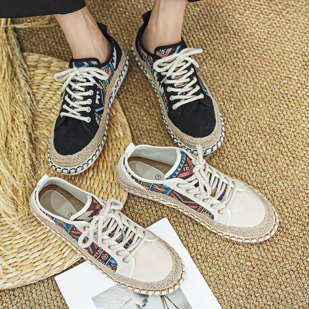 Herren Bedruckt Geschnürt Sneakers | Bequem