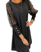 Jaromira | Schwarz Festliches Kleid Damen | Lang