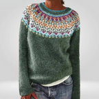 Abriellelim | Damen Rundhalsausschnitt Pullover | Warm