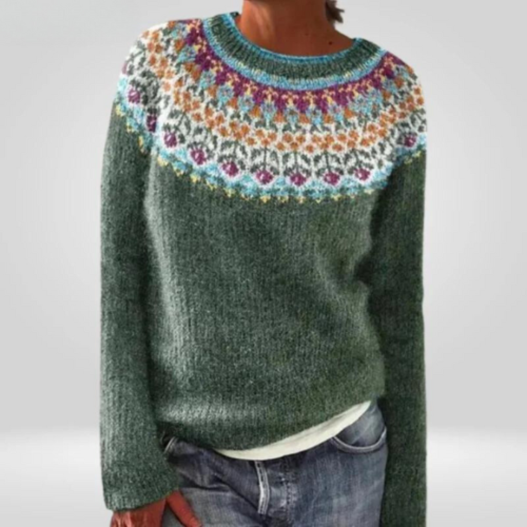 Abriellelim | Damen Rundhalsausschnitt Pullover | Warm