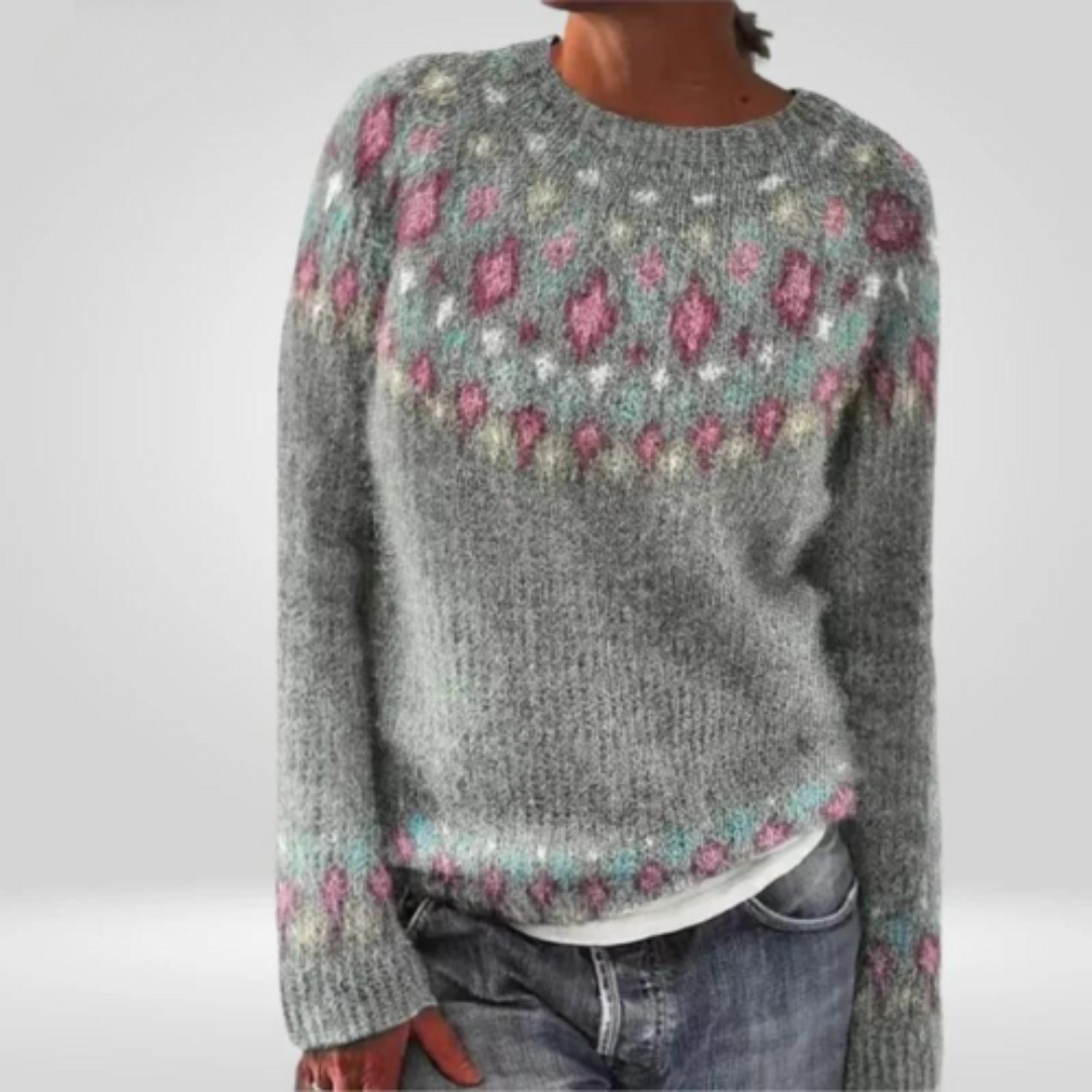 Abriellelim | Damen Rundhalsausschnitt Pullover | Warm