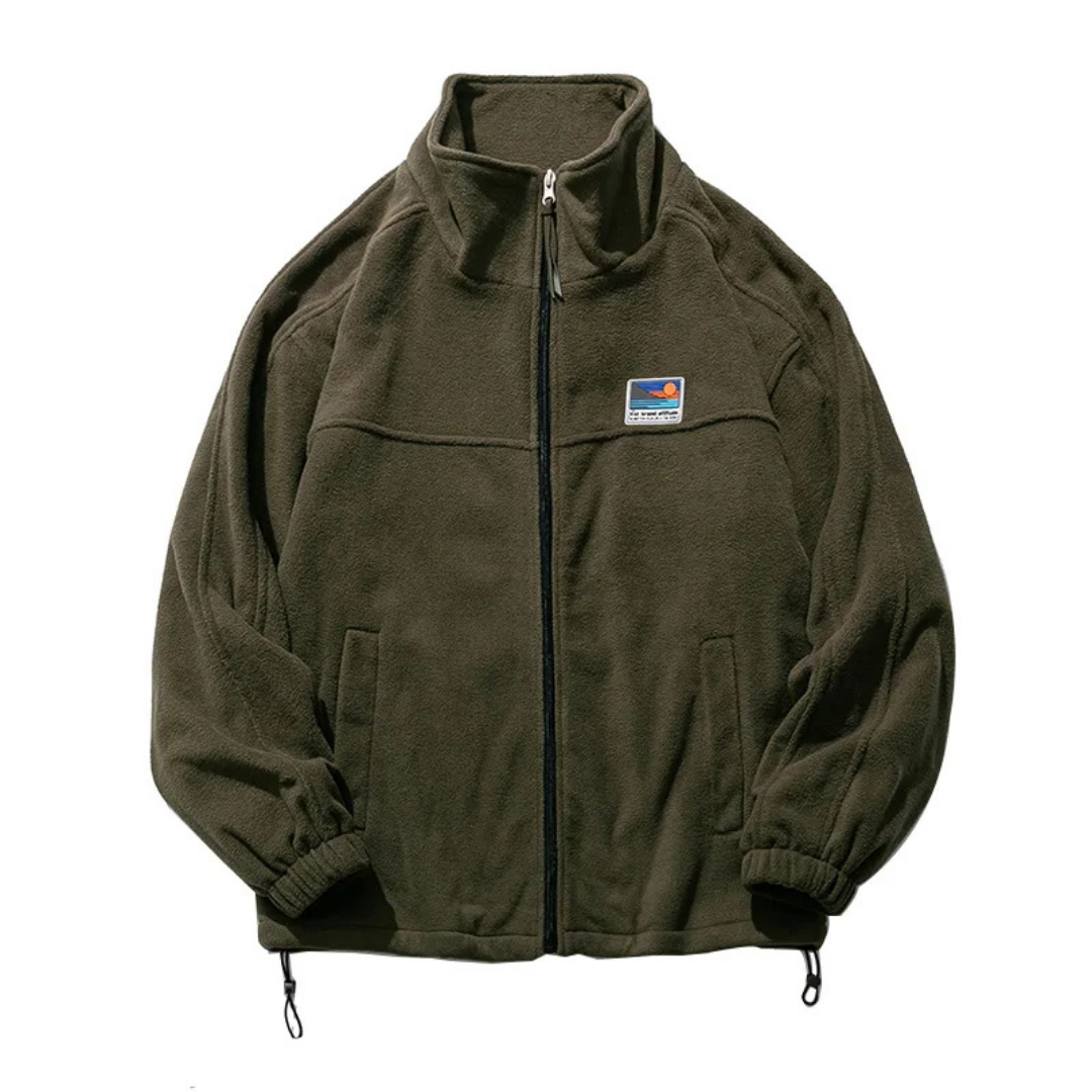 Herren Hochgeschlossener Winter Reißverschluss Jacke | Langarm