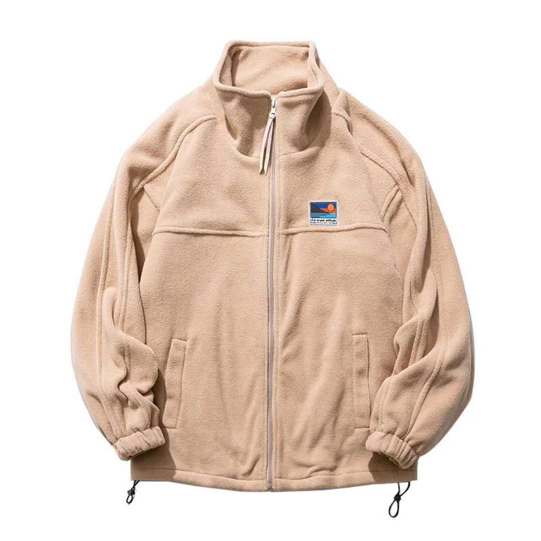 Herren Hochgeschlossener Winter Reißverschluss Jacke | Langarm