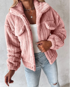 Damen Warmer Teddymantel | Gemütlich