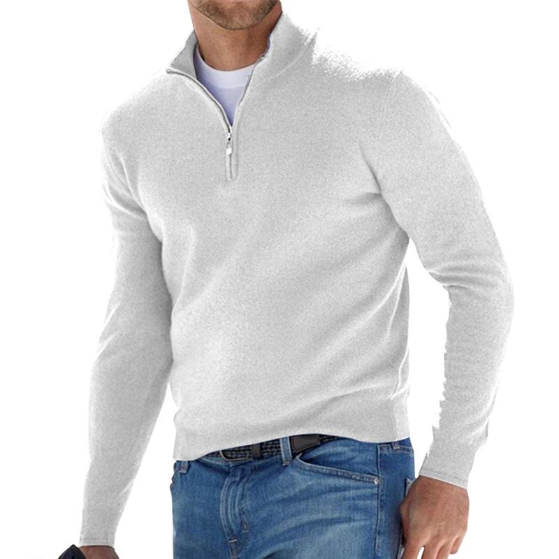 Arnulf | Pullover Herren mit Reißverschluss | Warm