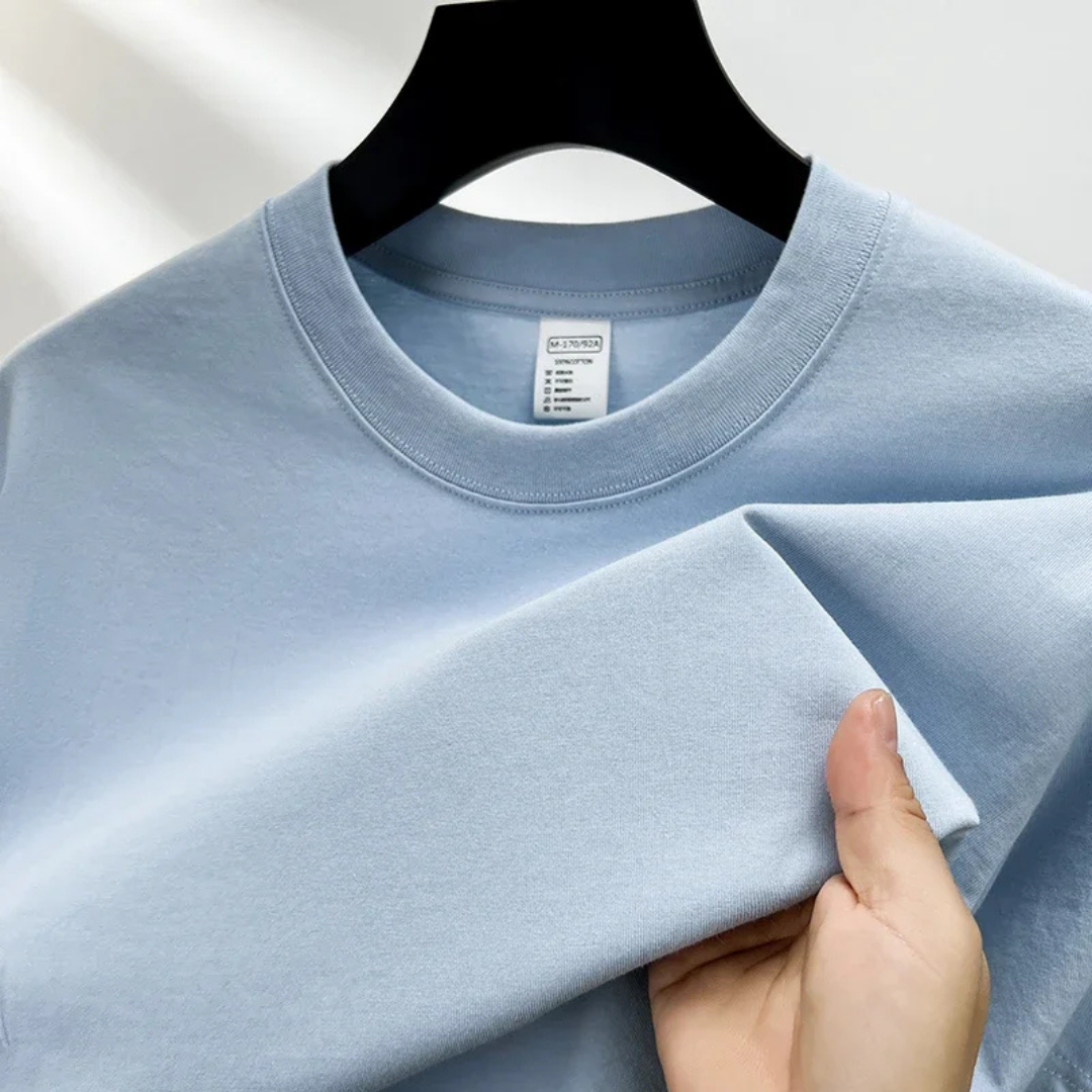 Herren Rundhalsausschnitt Kurze Ärmel T-Shirt | Lässig
