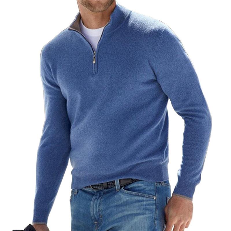 Arnulf | Pullover Herren mit Reißverschluss | Warm