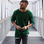 Declan | Stylischer langer Strickpullover für Herren