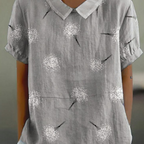 Damen Moderne Blumenbluse | Sommer