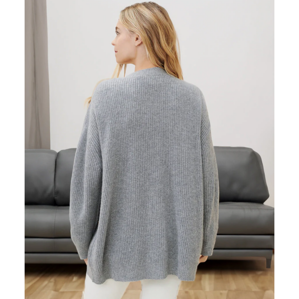 Araceli | Damen Lange Strickjacke | Warm